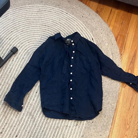 J crew women’s Garçon classic shirt in Baird McNutt Irish linen size 0P - Picture 2 of 4